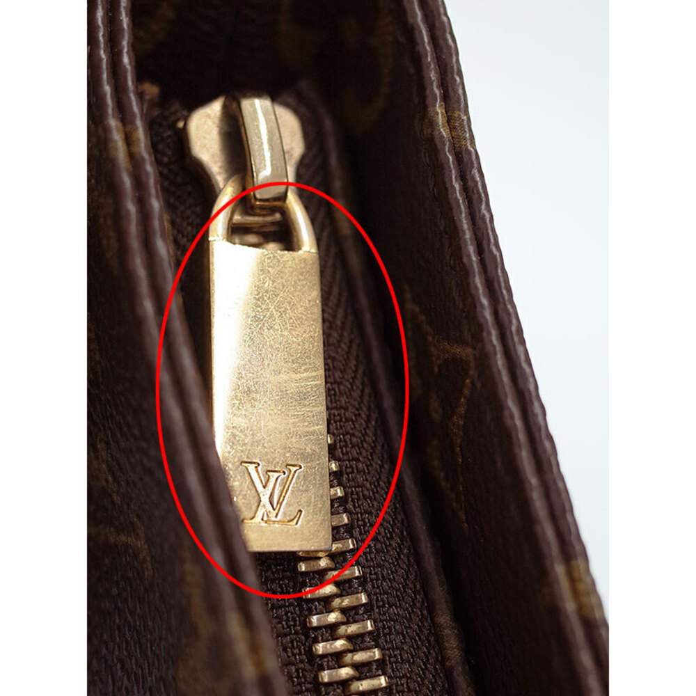 Louis Vuitton Shoulder Trotter Leather Bag Monogram Brown - Picture 5 of 8